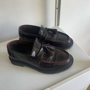 Dr Martens Adrian snaffle loafers in burgundy (excellent condition!)